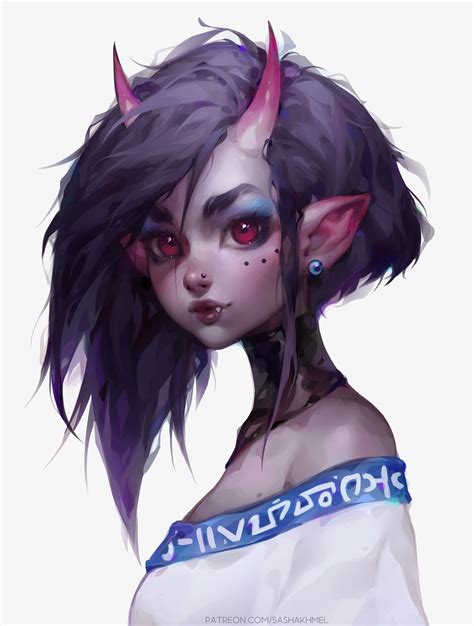 Monster Girl (Monster Musume, Mamono Musume, monmusu) :: sashaKHMEL :: арт барышня (арт девушка ...