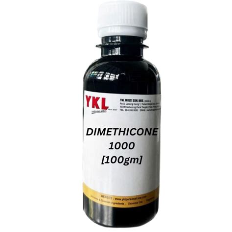 Dimethicone 1000 Silicone Oil - Emollient & film forming agent in all ...
