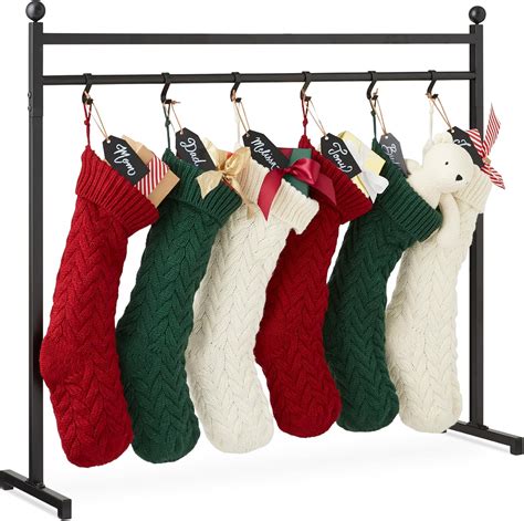 Best Choice Products 3ft Christmas Stocking Holder Stand, Holiday Décor ...