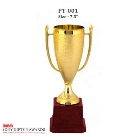 Gold Fibre Plastic Cup Trophy - Gold S Trophy Trader - Retailer from Mumbai