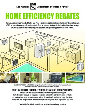 Fillable Online The LADWP has rebates for air conditioners. How to get ...
