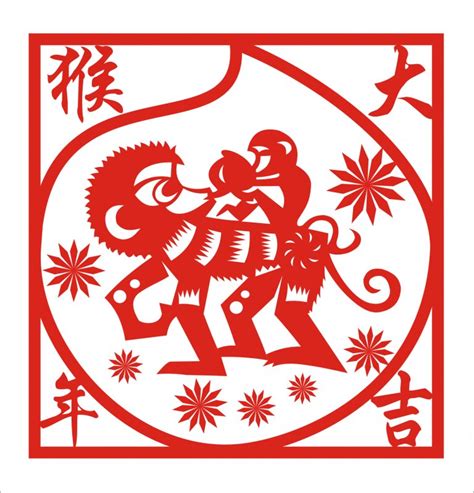 【cdr】2016年猴年素材猴年剪纸_图片编号：201410120212331653_智图网_www.zhituad.com