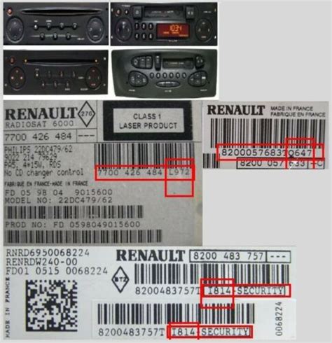 Renault Symbol Radio Code 的图像结果