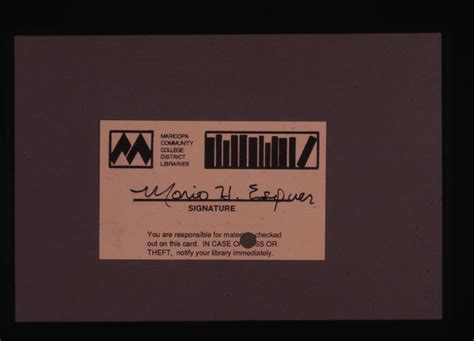 Maricopa County Community College District Library Card | Arizona ...