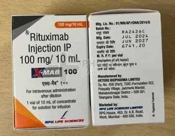 X Mab 100mg Rituximab Injection Exporters and Suppliers from Mumbai