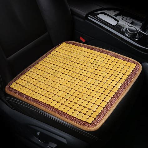 YiBai Wood Beaded Car Seat Cushion Car Office Chair Beaded Seat Covers ...