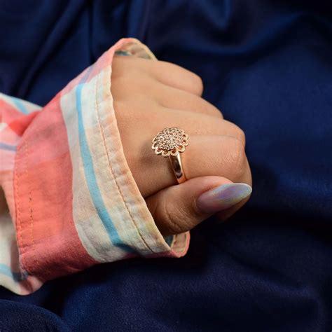 Angelica Spinner Ring - Rose Gold | Salty – Salty Accessories