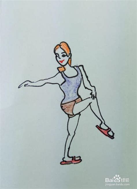 体操简笔画 的图像结果