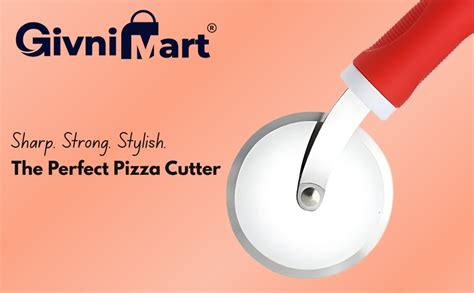 Buy Givni Mart Professional Pizza Cutter Wheel – Durable Stainless ...