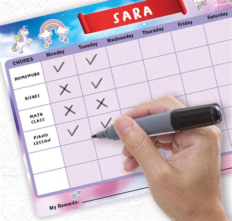 Magnetic Routine Planner | Photojaanic