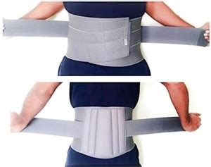 Zoi-Ortho Lumbosacral belt used for back pain for spinal LS (Grey in ...