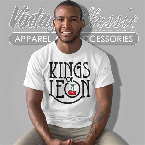 Kings Of Leon Signature Cherry Logo Shirt - Vintagenclassic Tee