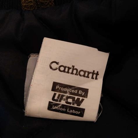Yahoo!オークション - 美品 carhartt カーハート UFCW USA製 ダック生...