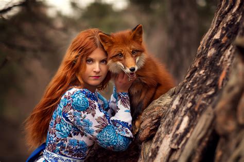 Фотосессия с лисой в Москве | фотограф Анастасия Фаббро