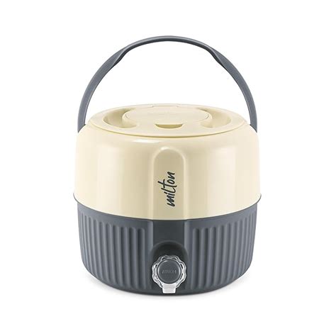 MILTON Kool Pristine 7 Insulated Plastic Water Jug, 5.25 litres, Grey ...