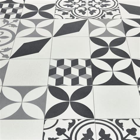 Black And White Vinyl Floor Tiles Uk - wallpops floor tiles