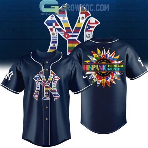 New York Yankees 2024 Happy Hispanic Heritage Month Baseball Jersey ...