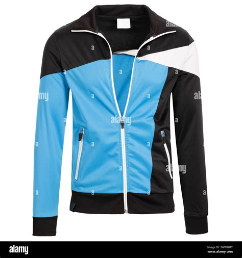 Stylish Blue and Black Sports Jacket. "GHOST Stock Photo - Alamy