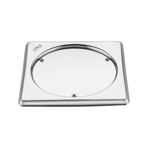 Sweep Out Square Floor Drain (5 x 5 Inches) - LIPKA | Lipka Home