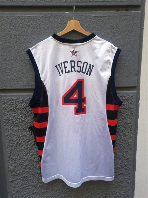 NBA Reebok Iverson USA Jersey - RE.NATO VINTAGE