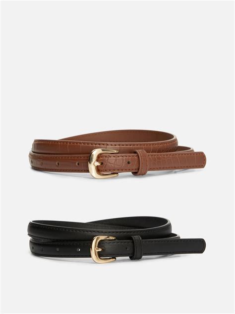 Womens Belts Black Leather