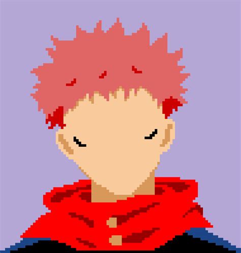 Yuji itadori pixel art