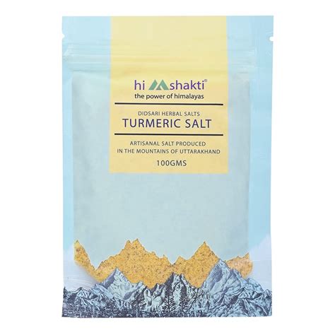 Himshakti Himalayan Turmeric Salt | Organic Salt for Cooking ...
