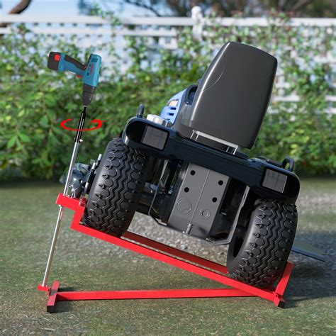 LZBEITEM Lawn Mower Lift Jack - 882 lbs Capacity for Tractors and Zero ...
