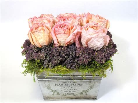 country french flower arrangements | Dried Floral Arrangement, French ...