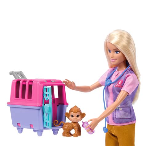 Buy Barbie Careers Animal Rescue & Recovery Playset with Blonde Doll ...