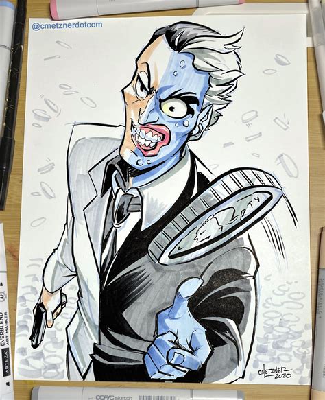 Two Face Drawing