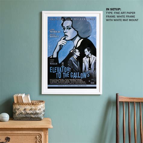 Elevator to the Gallows Old Movie Poster: Buy Movie Posters Online ...