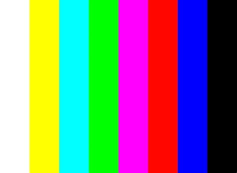 SMPTE Color Test 4X3 的图像结果