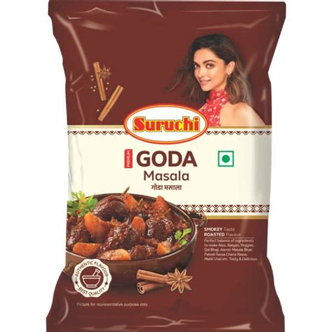 Suruchi Premium Goda Masala 500gm x 2 Pack | Maharashtra Special Sabji ...