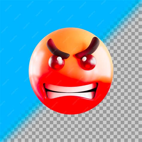 Premium PSD | Evil smile emoji 3d icon
