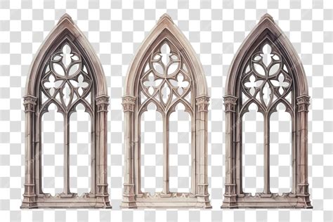 Gothic architectural window design | Premium AI-generated PSD