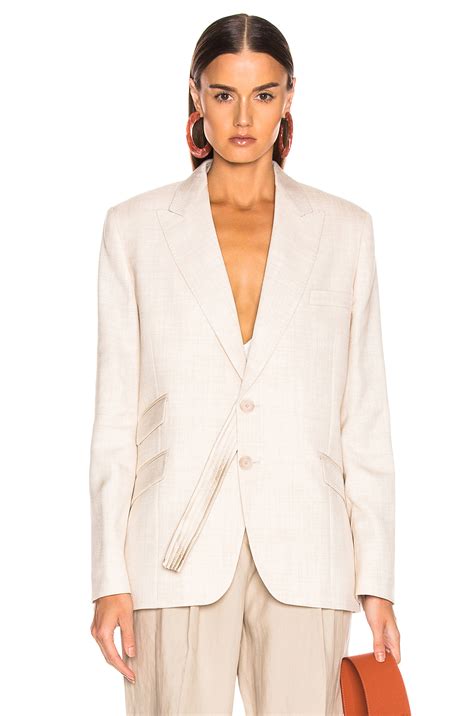 Stella McCartney Tailored Jacket in Linen | FWRD