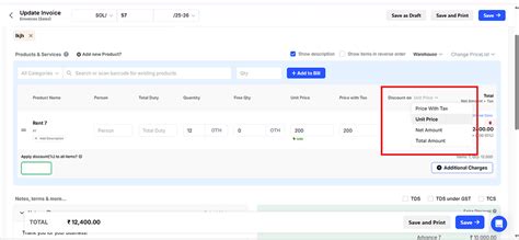 How to change discount type while making an invoice on web? - General ...