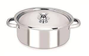 Buy Chef Direct Stainless Steel Casserole with Lid 2.5 Quart - Silver ...