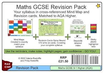 Maths GCSE Revision Pack: Higher AQA : Redcliffe, Valerie, Redcliffe ...
