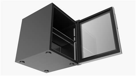 3D model Can Beverage Cooler with Metal Door Open | 3D Molier International
