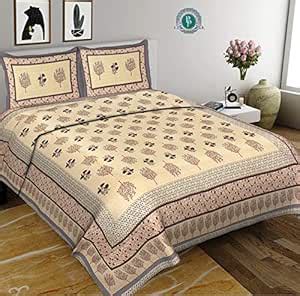 Fabricart 180 TC Super King Cotton Bedsheet (108in x 100in) Extra Large ...