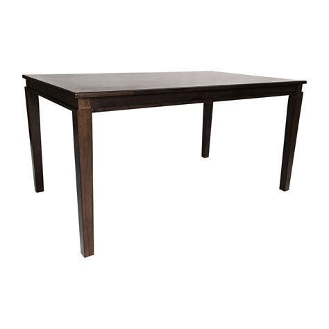Merrick Lane Hayden Wooden Dining Table with Tapered Legs, Color: Wenge ...