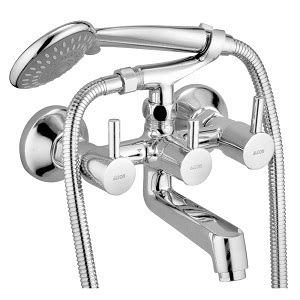 Jaquar Wall Mixer with Provision for Overhead Shower with 115mm long ...