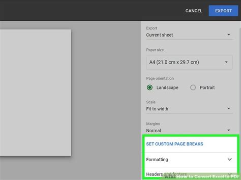 Convert Excel 2010 to PDF 的图像结果