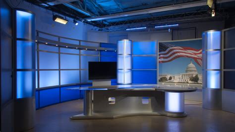 Sharp News Desk - TV Set Designs