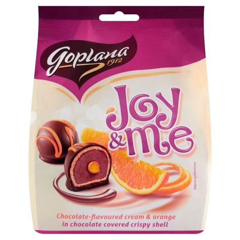 Goplana Joy & Me Smakołyki waflowe czekoladowe z pomarańczowym ...
