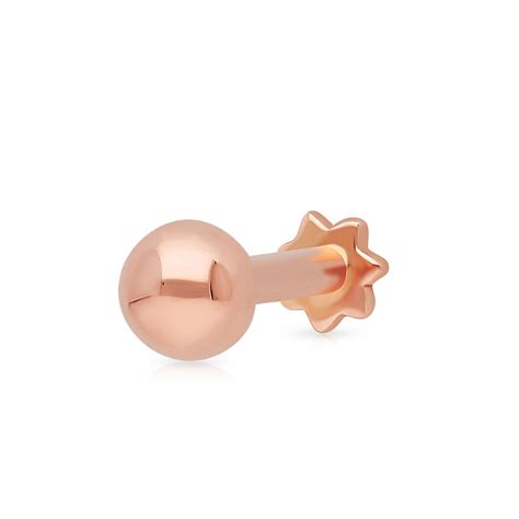 Buy Malabar Gold & Diamonds BIS Hallmark (750) 18k Rose Gold Nosepin ...