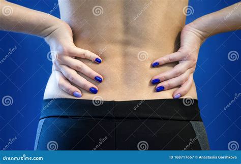 Dolor En Los Riñones Concepto De Salud Imagen de archivo - Imagen de ...