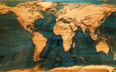 Image result for World Map 3D View